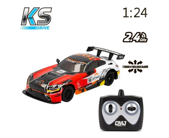 Радіокерована іграшка KS Drive Road Rebels 1:24, червоний (16599OB), зображення 7 Радіокерована іграшка KS Drive Road Rebels 1:24, червоний (16599OB), зображення 7