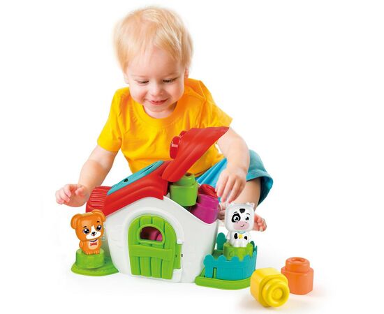 Развивающая игрушка Clementoni набор с конструктором Sensory Farm (17767), изображение 4 Развивающая игрушка Clementoni набор с конструктором Sensory Farm (17767), изображение 4