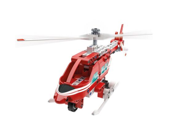 Конструктор Clementoni 2 в 1 Firefighting Helicopter, серия "Science & Play, 160 деталей (75075), изображение 2 Конструктор Clementoni 2 в 1 Firefighting Helicopter, серия "Science & Play, 160 деталей (75075), изображение 2