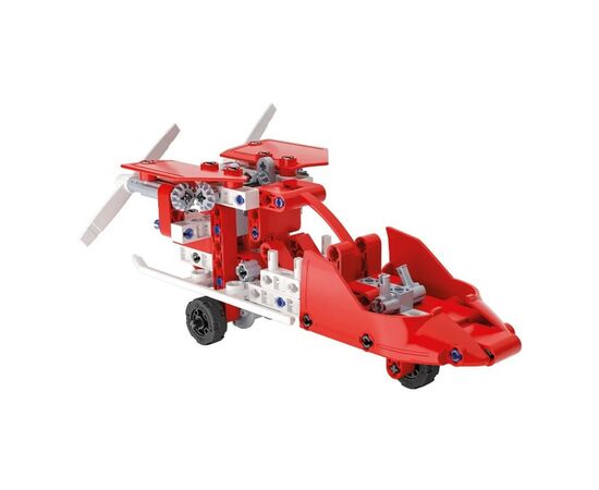 Конструктор Clementoni 2 в 1 Firefighting Helicopter, серия "Science & Play, 160 деталей (75075), изображение 3 Конструктор Clementoni 2 в 1 Firefighting Helicopter, серия "Science & Play, 160 деталей (75075), изображение 3