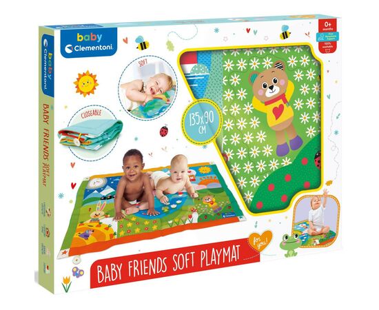 Детский коврик Clementoni Baby Friends (17802), изображение 4 Детский коврик Clementoni Baby Friends (17802), изображение 4