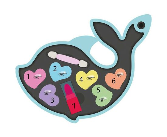 Детская косметика Clementoni Lovely Make Up. Дельфин, серия Crazy Chic (18630), изображение 3 Детская косметика Clementoni Lovely Make Up. Дельфин, серия Crazy Chic (18630), изображение 3