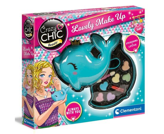 Детская косметика Clementoni Lovely Make Up. Дельфин, серия Crazy Chic (18630), изображение 5 Детская косметика Clementoni Lovely Make Up. Дельфин, серия Crazy Chic (18630), изображение 5
