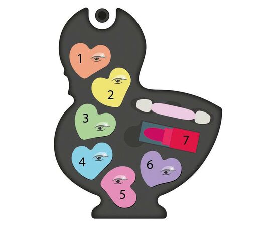 Дитяча косметика Clementoni Lovely Make Up. Swan, серія Crazy Chic (18632), зображення 3 Дитяча косметика Clementoni Lovely Make Up. Swan, серія Crazy Chic (18632), зображення 3