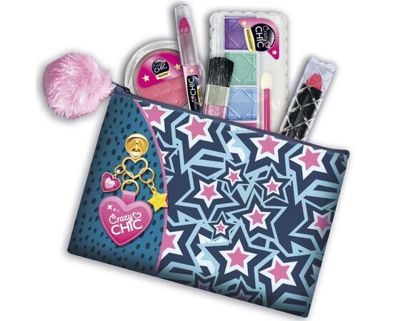 Детская косметика Clementoni Make Up Pochette, серия Crazy Chic (18697), изображение 2 Детская косметика Clementoni Make Up Pochette, серия Crazy Chic (18697), изображение 2