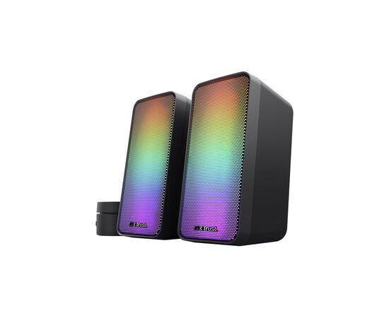 Акустическая система Trust GXT 611 Wezz RGB-Illuminated Black (24587), изображение 2 Акустическая система Trust GXT 611 Wezz RGB-Illuminated Black (24587), изображение 2