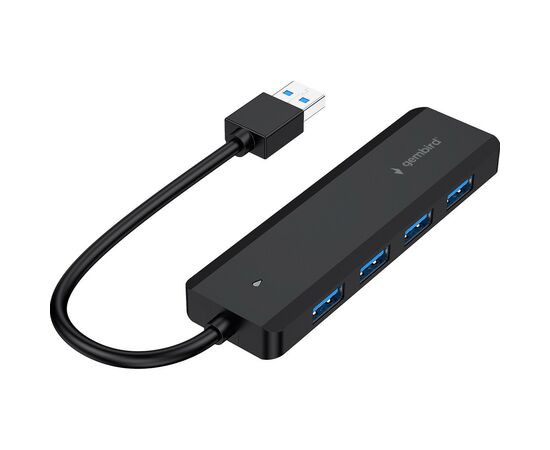 Концентратор Gembird 4 ports USB 3.1,USB-A, USB-C PD (UHB-U3P4P-02), изображение 2 Концентратор Gembird 4 ports USB 3.1,USB-A, USB-C PD (UHB-U3P4P-02), изображение 2