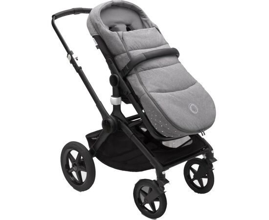 Чехол для ног Bugaboo Footmuff, grey melange (2306010068), изображение 5