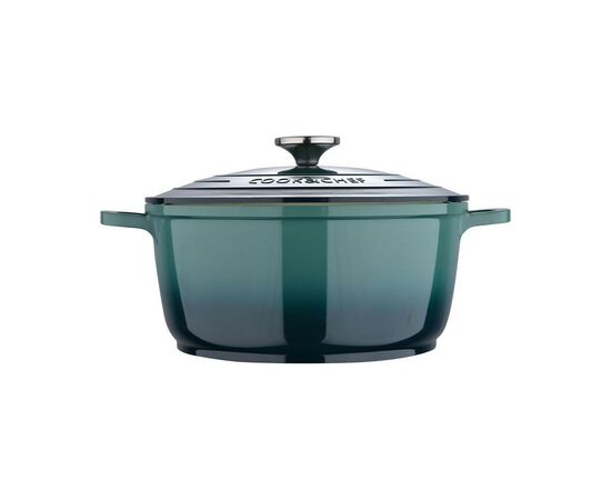 Кастрюля Bergner Excalibur з кришкою Зелена 4.2 л (BG-36101-GR), изображение 2 Кастрюля Bergner Excalibur з кришкою Зелена 4.2 л (BG-36101-GR), изображение 2