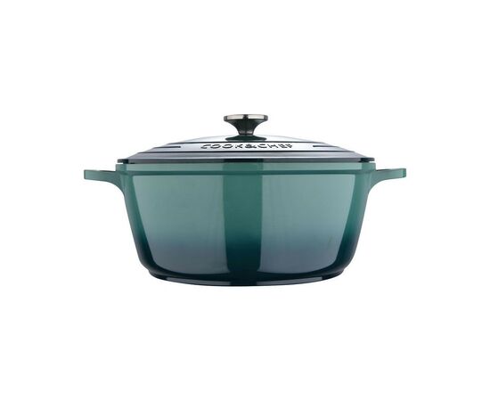 Кастрюля Bergner Excalibur з кришкою Зелена 5.8 л (BG-36102-GR), изображение 2 Кастрюля Bergner Excalibur з кришкою Зелена 5.8 л (BG-36102-GR), изображение 2