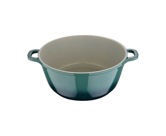 Кастрюля Bergner Excalibur з кришкою Зелена 5.8 л (BG-36102-GR), изображение 3 Кастрюля Bergner Excalibur з кришкою Зелена 5.8 л (BG-36102-GR), изображение 3