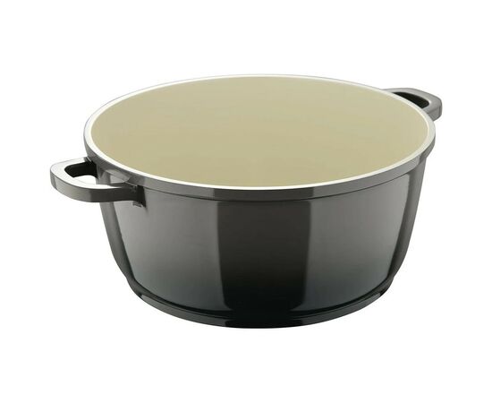 Кастрюля Bergner Excalibur з кришкою Сіра 5.8 л (BG-36102-GY), изображение 3 Кастрюля Bergner Excalibur з кришкою Сіра 5.8 л (BG-36102-GY), изображение 3