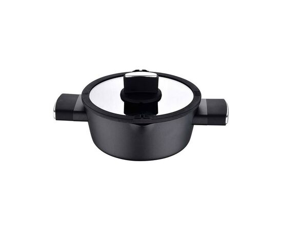 Кастрюля Bergner Ion Plus з кришкою 3.5 л (BG-35911-BK)