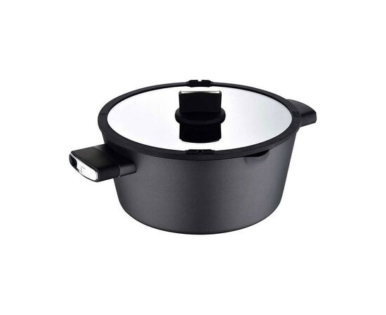 Кастрюля Bergner Ion Plus з кришкою 6 л (BG-35912-BK), изображение 2 Кастрюля Bergner Ion Plus з кришкою 6 л (BG-35912-BK), изображение 2