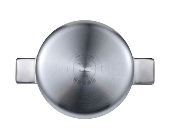 Кастрюля MasterPro by Alessi (bones) без кришки 4.5 л (BGMP-2216), изображение 4 Кастрюля MasterPro by Alessi (bones) без кришки 4.5 л (BGMP-2216), изображение 4