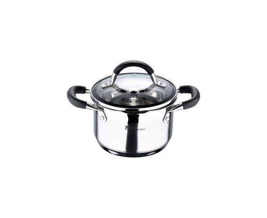 Кастрюля MasterPro Foodies collection висока з кришкою 1,8 л (BGMP-1504-BK)