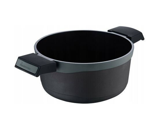 Кастрюля MasterPro Gastro Reeco з кришкою 4,7 л (BGMP-8107), изображение 2 Кастрюля MasterPro Gastro Reeco з кришкою 4,7 л (BGMP-8107), изображение 2