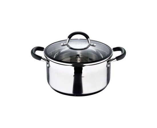 Кастрюля MasterPro Foodies collection з кришкою 5 л (BGMP-1502-BK)