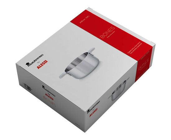 Кастрюля MasterPro by Alessi (bones) без кришки 2.9 л (BGMP-2215), изображение 5 Кастрюля MasterPro by Alessi (bones) без кришки 2.9 л (BGMP-2215), изображение 5