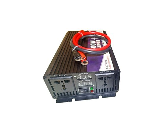 Автомобильный инвертор Choetech 12/220V 1600Вт, чистая синусоида (CJ3500Q-BK-ZX), изображение 4 Автомобильный инвертор Choetech 12/220V 1600Вт, чистая синусоида (CJ3500Q-BK-ZX), изображение 4