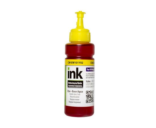 Чернила ColorWay Epson L-100/L200Yellow (CW-EW101Y01)