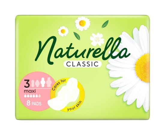 Гигиенические прокладки Naturella Classic Maxi 8 шт (4015400317999), изображение 2 Гигиенические прокладки Naturella Classic Maxi 8 шт (4015400317999), изображение 2