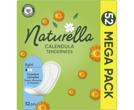 Ежедневные прокладки Naturella Calendula Tenderness Light 52 шт. (8001090603845), изображение 2