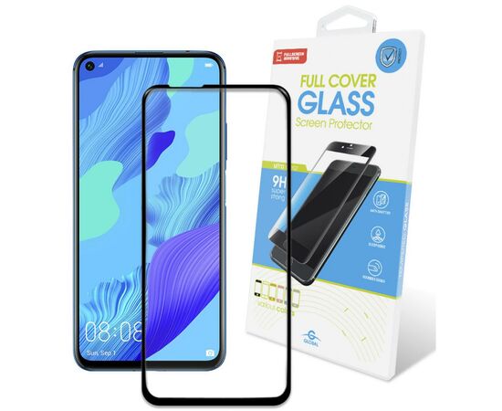 Стекло защитное Global Full Glue Huawei Nova 5T(черное) (1283126497346)