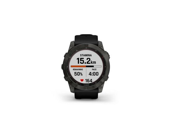 Смарт-часы Garmin fenix 7X Sapph Sol Carbon Gray DLC Ti w/Black, GPS (010-02541-11), изображение 6 Смарт-часы Garmin fenix 7X Sapph Sol Carbon Gray DLC Ti w/Black, GPS (010-02541-11), изображение 6