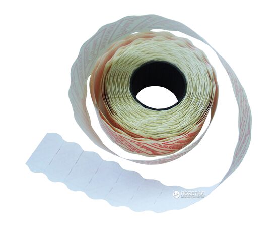 Этикет-лента Printex 26х12/1000 белая фигурная (5860)