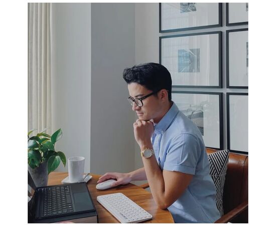 Клавиатура Logitech K380s Multi-Device Bluetooth UA White (920-011852), изображение 6 Клавиатура Logitech K380s Multi-Device Bluetooth UA White (920-011852), изображение 6