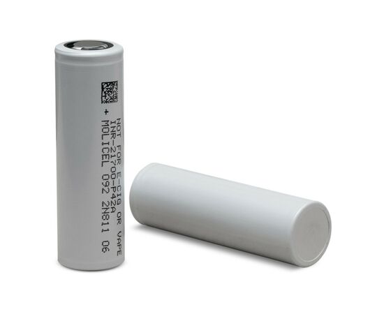 Аккумулятор Molicel INR21700-P42A 4200mAh Коробка 200шт (P42A-4000MAH-BOX), изображение 3 Аккумулятор Molicel INR21700-P42A 4200mAh Коробка 200шт (P42A-4000MAH-BOX), изображение 3