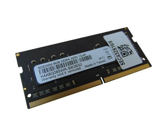 Модуль памяти для ноутбука SoDIMM DDR4 8GB 3200 MHz Samsung (SEC432S16/8), изображение 2 Модуль памяти для ноутбука SoDIMM DDR4 8GB 3200 MHz Samsung (SEC432S16/8), изображение 2