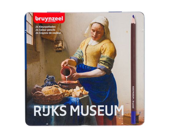 Олівці кольорові Bruynzeel DUTCH MASTERS, Молочниця, Ян Вермеєр, 24 шт (8712079413668)