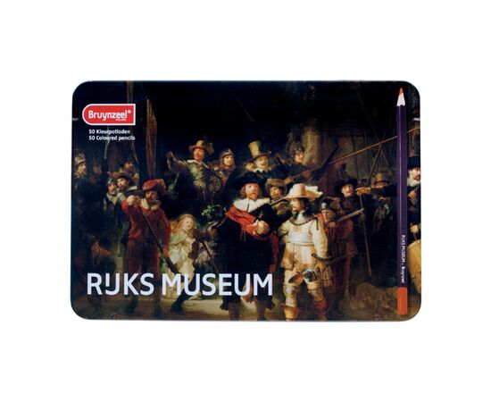 Олівці кольорові Bruynzeel DUTCH MASTERS, Нічна варта, Рембрандт, 50 шт. (8712079413675)