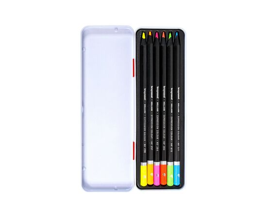 Карандаши цветные Bruynzeel EXPRESSION NEON, 6 цветов (8712079468408), изображение 3 Карандаши цветные Bruynzeel EXPRESSION NEON, 6 цветов (8712079468408), изображение 3