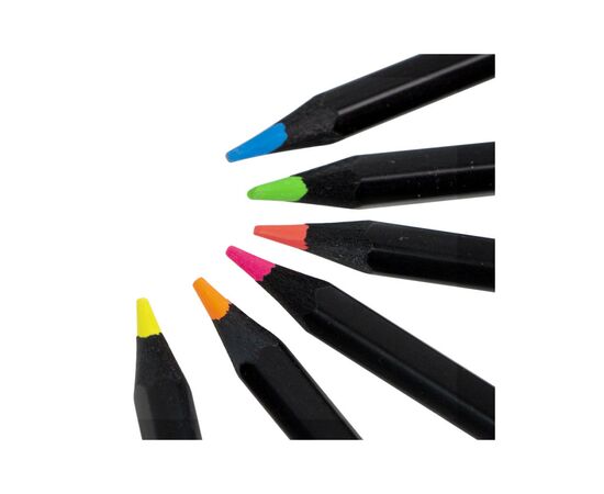 Карандаши цветные Bruynzeel EXPRESSION NEON, 6 цветов (8712079468408), изображение 7 Карандаши цветные Bruynzeel EXPRESSION NEON, 6 цветов (8712079468408), изображение 7