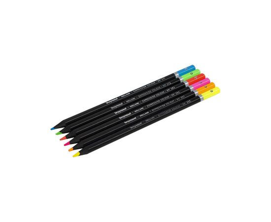Карандаши цветные Bruynzeel EXPRESSION NEON, 6 цветов (8712079468408), изображение 8 Карандаши цветные Bruynzeel EXPRESSION NEON, 6 цветов (8712079468408), изображение 8