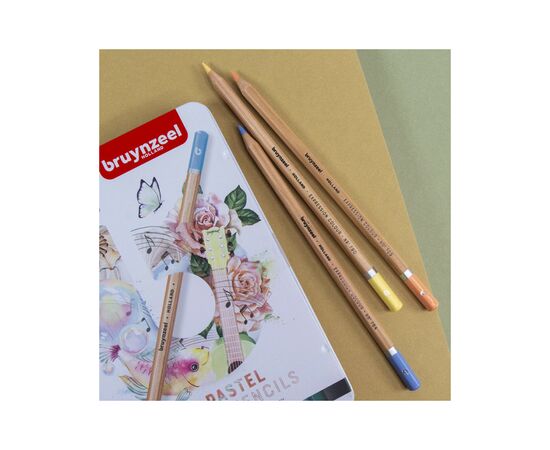 Карандаши цветные Bruynzeel EXPRESSION PASTEL, 12 цветов (8712079468415), изображение 6 Карандаши цветные Bruynzeel EXPRESSION PASTEL, 12 цветов (8712079468415), изображение 6
