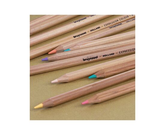 Карандаши цветные Bruynzeel EXPRESSION PASTEL, 12 цветов (8712079468415), изображение 8 Карандаши цветные Bruynzeel EXPRESSION PASTEL, 12 цветов (8712079468415), изображение 8