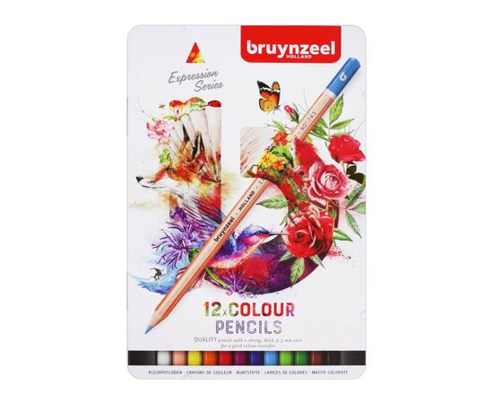 Карандаши цветные Bruynzeel EXPRESSION 12 цветов (8712079424923)