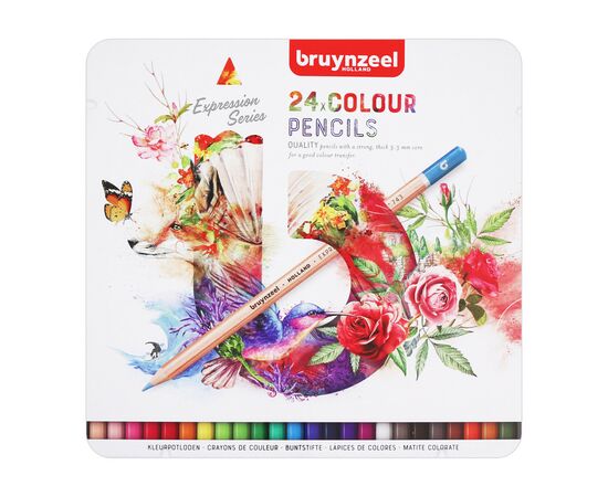 Олівці кольорові Bruynzeel EXPRESSION 24 кольорів (8712079424930)
