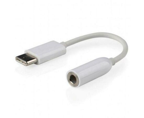 Переходник Type-C to Jack 3.5mm female Cablexpert (CCA-UC3.5F-01-W)