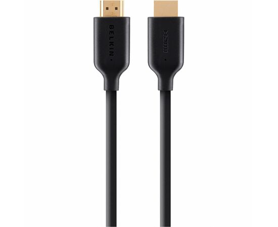 Кабель мультимедийный HDMI to HDMI 1.0m 4K/Ultra HD Belkin (F3Y021BT1M)
