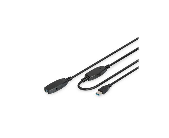 Дата кабель USB 3.0 AM/AF 20.0m Active Digitus (DA-73107)