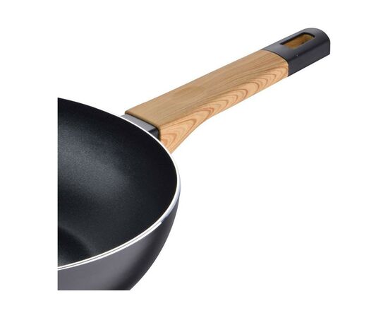 Сковорода Bergner Вок Earth Black 28 см (BG-34627-BK), изображение 4 Сковорода Bergner Вок Earth Black 28 см (BG-34627-BK), изображение 4