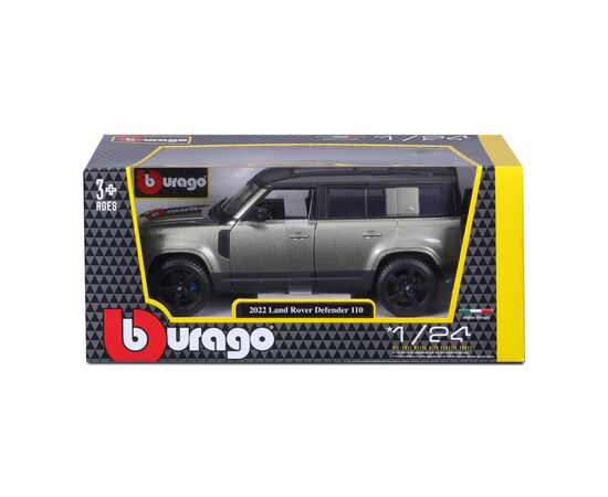 Машина Bburago Land Rover Defender 110 2022 1:24 (18-21101), изображение 6 Машина Bburago Land Rover Defender 110 2022 1:24 (18-21101), изображение 6