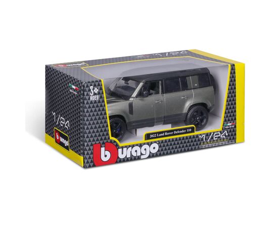 Машина Bburago Land Rover Defender 110 2022 1:24 (18-21101), изображение 7 Машина Bburago Land Rover Defender 110 2022 1:24 (18-21101), изображение 7