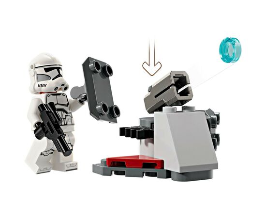 Конструктор LEGO Star Wars Клоны-пехотинцы и Боевой дроид. Боевой набор 215 деталей (75372), изображение 4 Конструктор LEGO Star Wars Клоны-пехотинцы и Боевой дроид. Боевой набор 215 деталей (75372), изображение 4