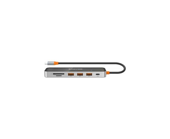 Порт-репликатор Canyon Docking Station DS-13 4k 7-in-1 USB-C (CNS-TDS13), изображение 3 Порт-репликатор Canyon Docking Station DS-13 4k 7-in-1 USB-C (CNS-TDS13), изображение 3
